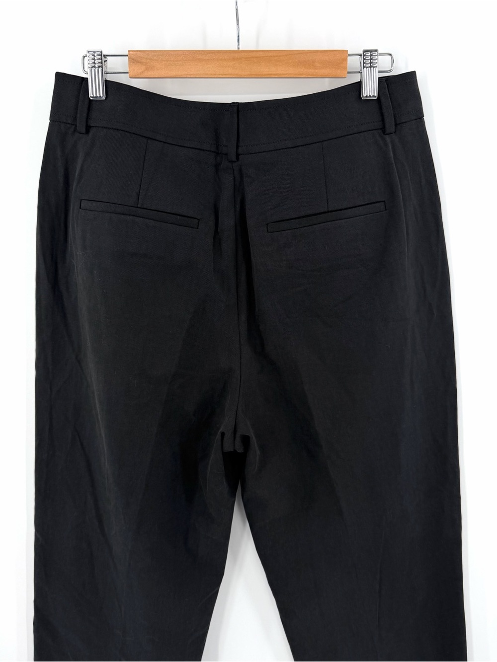 Everlane The Tencel Way-High Taper Pant in black Size 10 - Picture 8 of 9